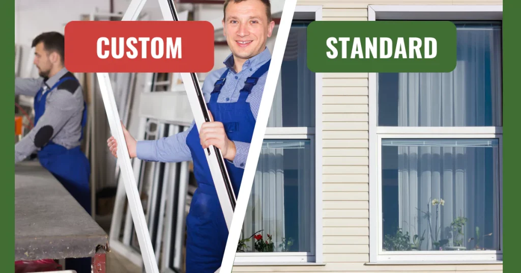 Custom vs. Standard Windows