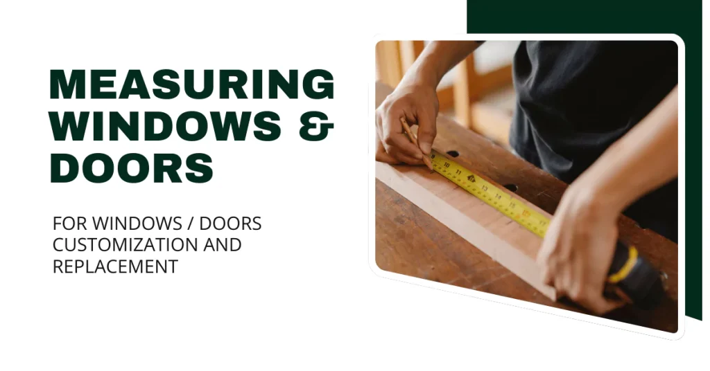 Measuring Windows and Doors