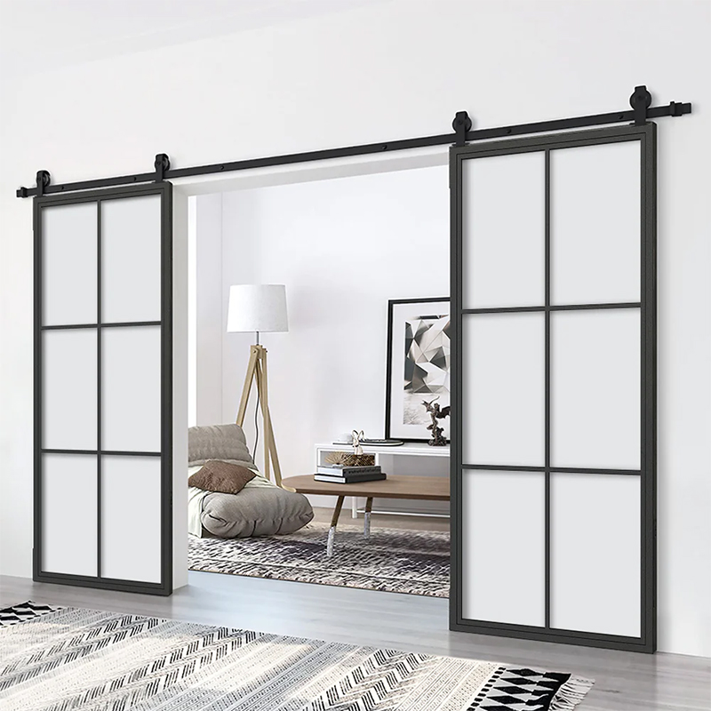 6-Lites-black-steel-barn-door-4