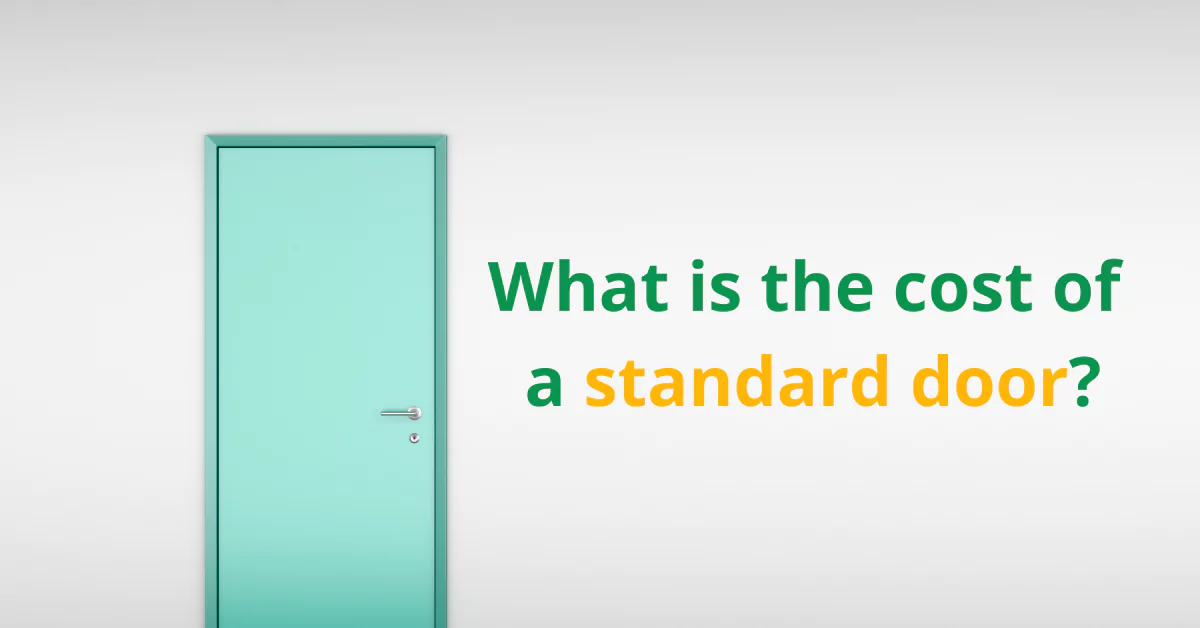 What is the cost of a standard door