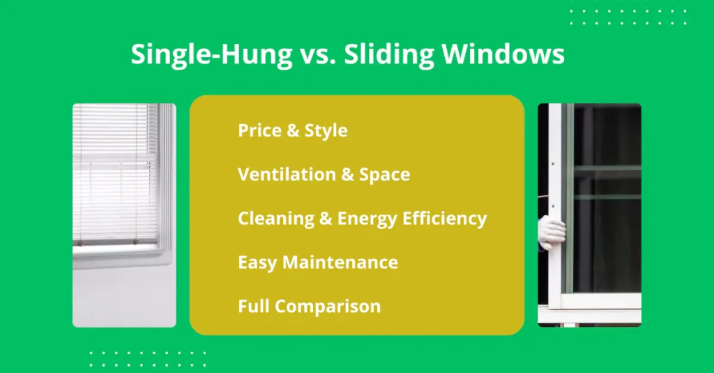 Single-Hung vs. Sliding Windows