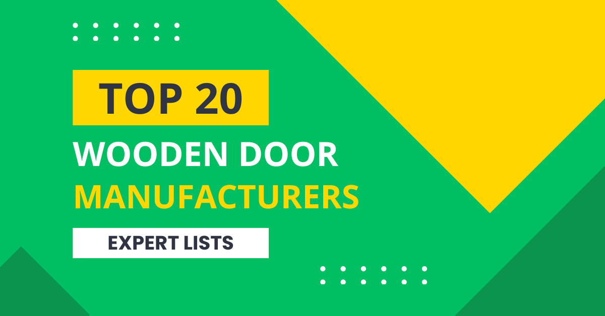 Top 20 Wooden Door Manufacturers