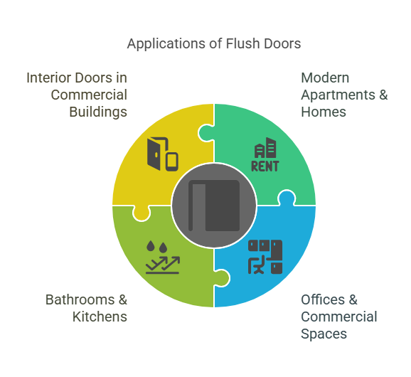 Applications of Flush Doors