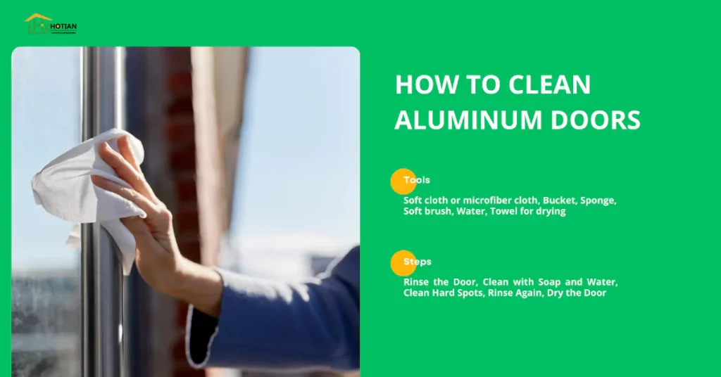 How to Clean Aluminum Doors