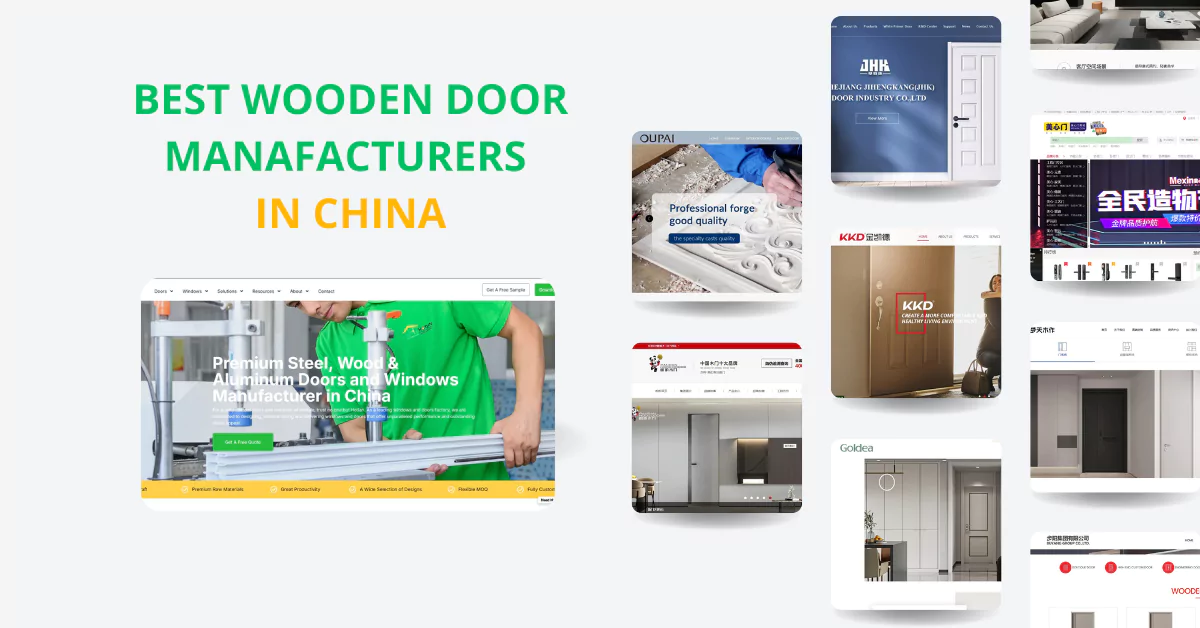 Los mejores fabricantes de puertas de madera de China