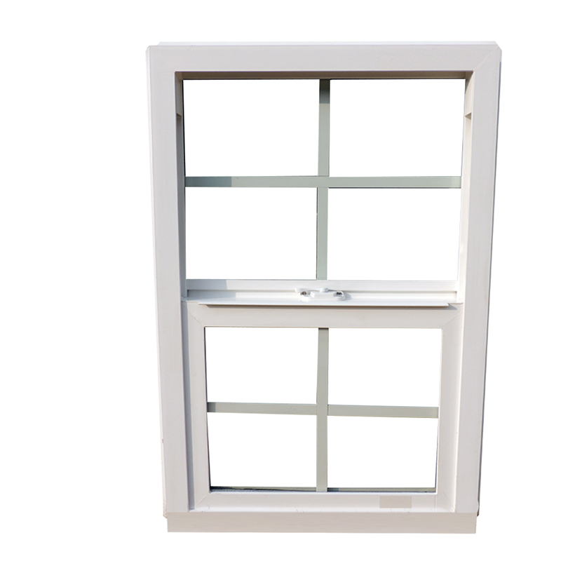 white vinyl single hung windows