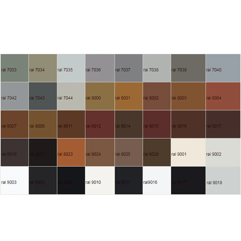 Steel Door Manufacturers 13 Color types for iron doors