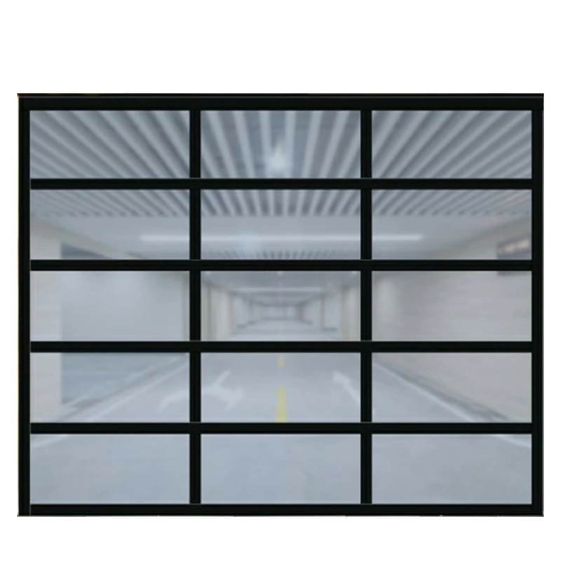 Puertas de garaje dobles personalizadas 4