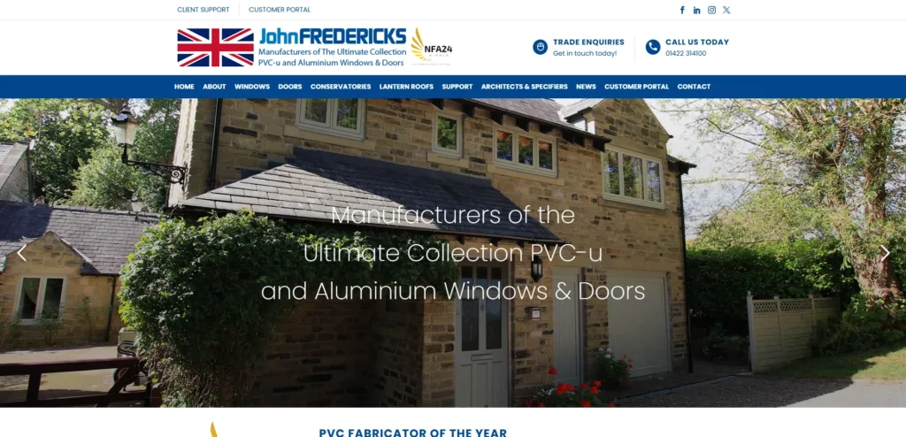 John Fredericks windows Manufacturer