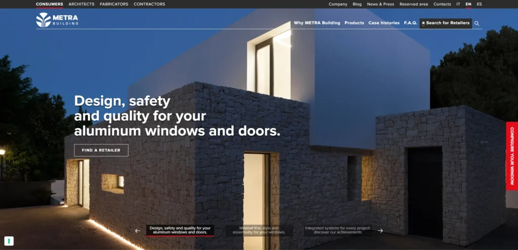 Metra Building Windows Doors Manufacturers