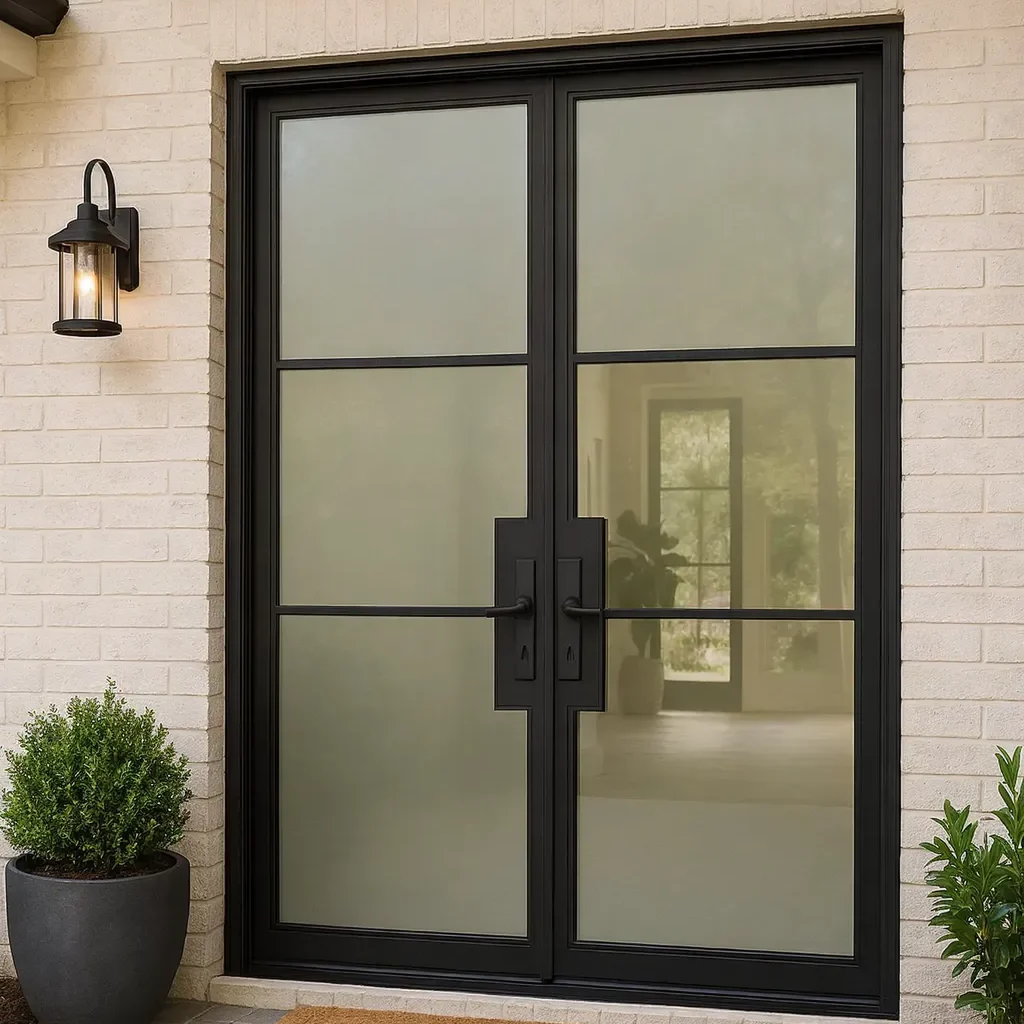 Modern Steel Barn Doors​ e1757389766216