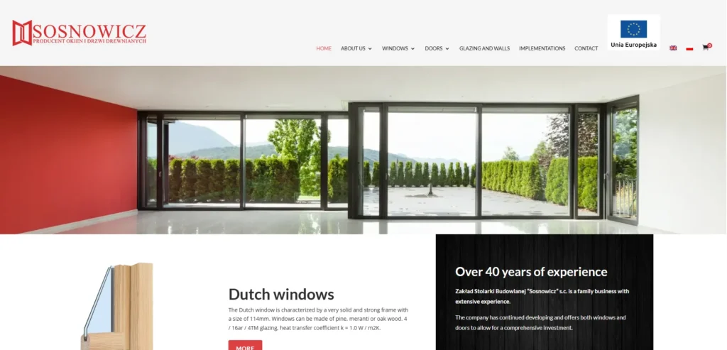 Sosnowicz windows Manufacturer