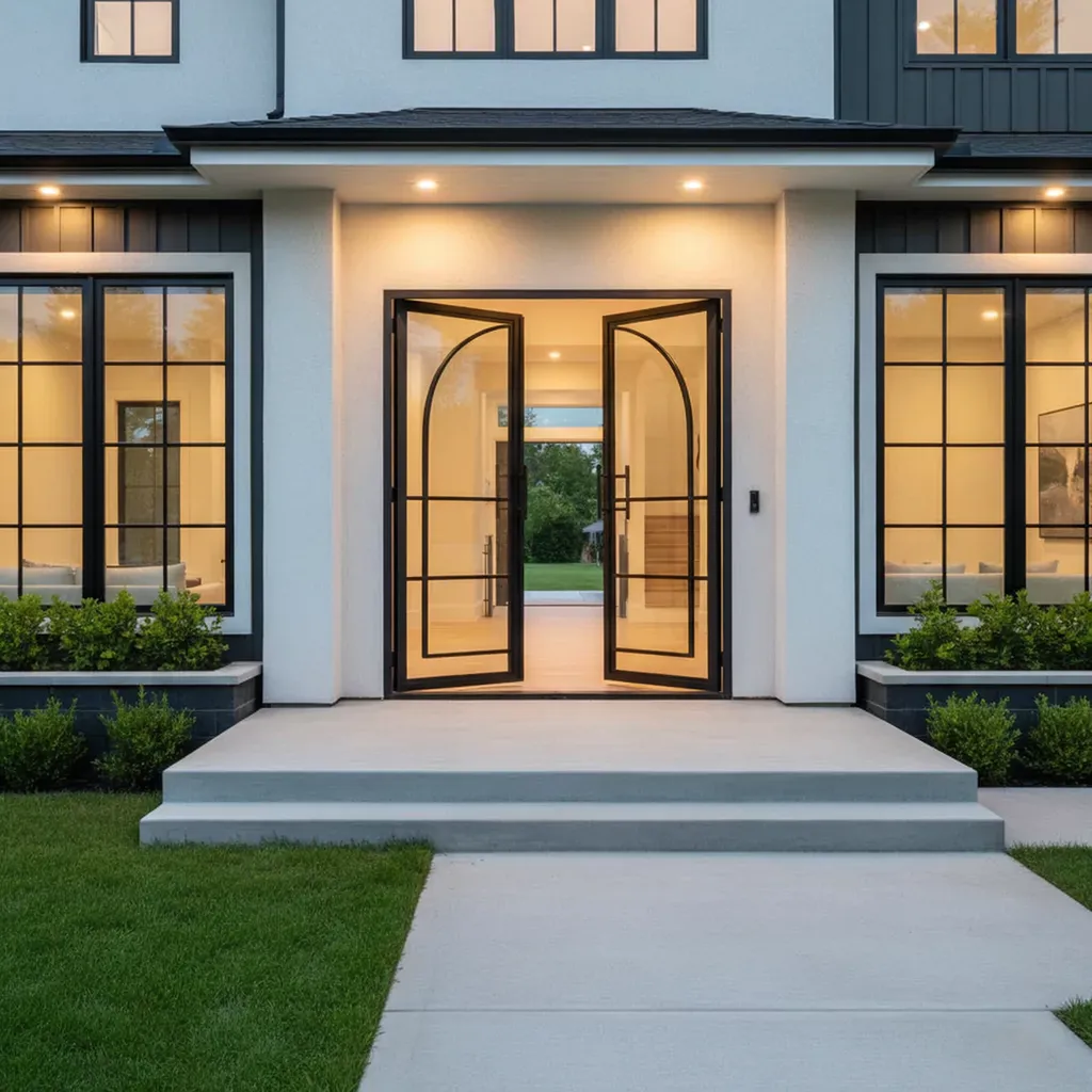 Steel Doors With Glass