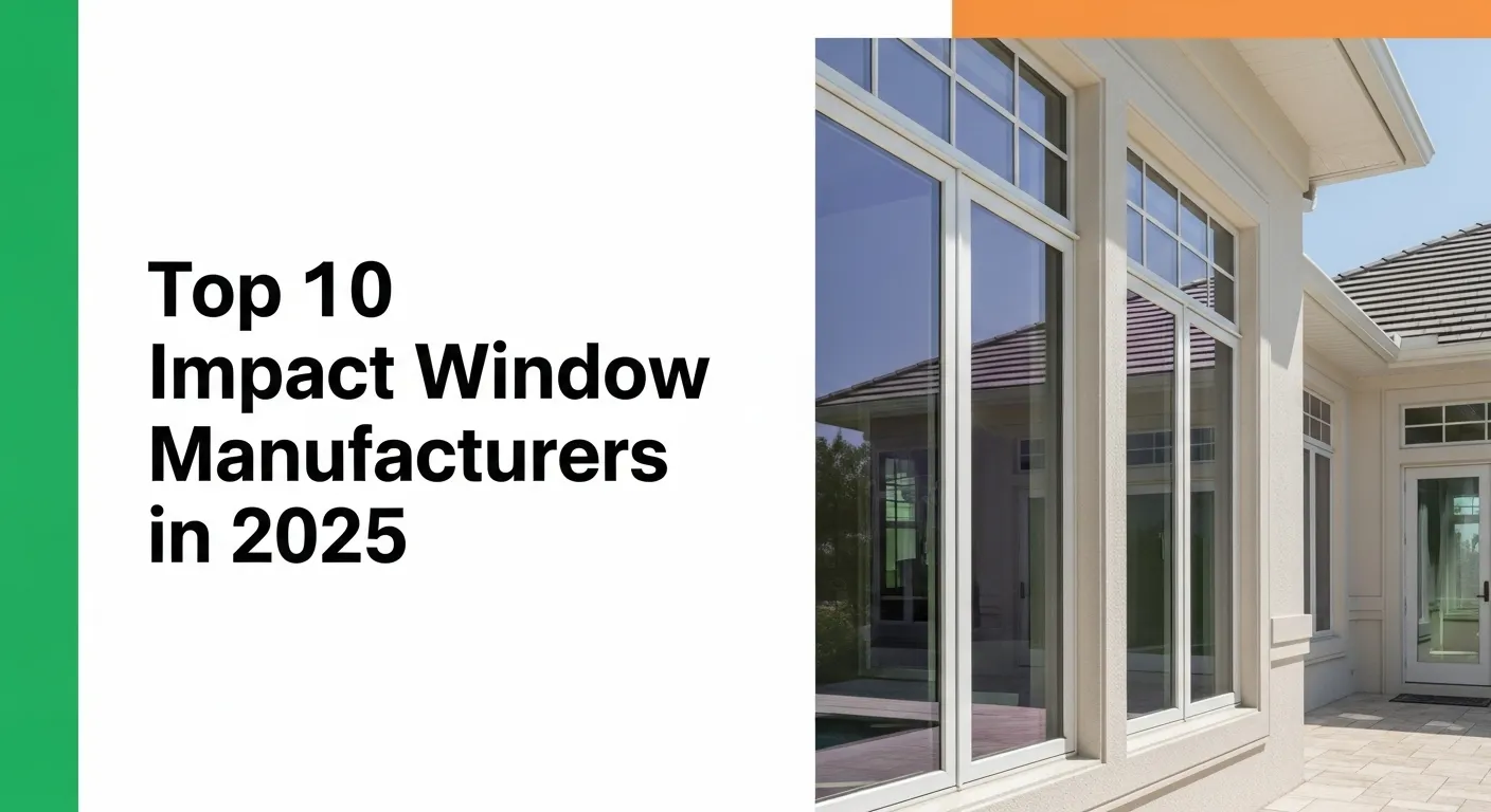 Top 10 Impact Window Manufacturers in 2025 - Hotian