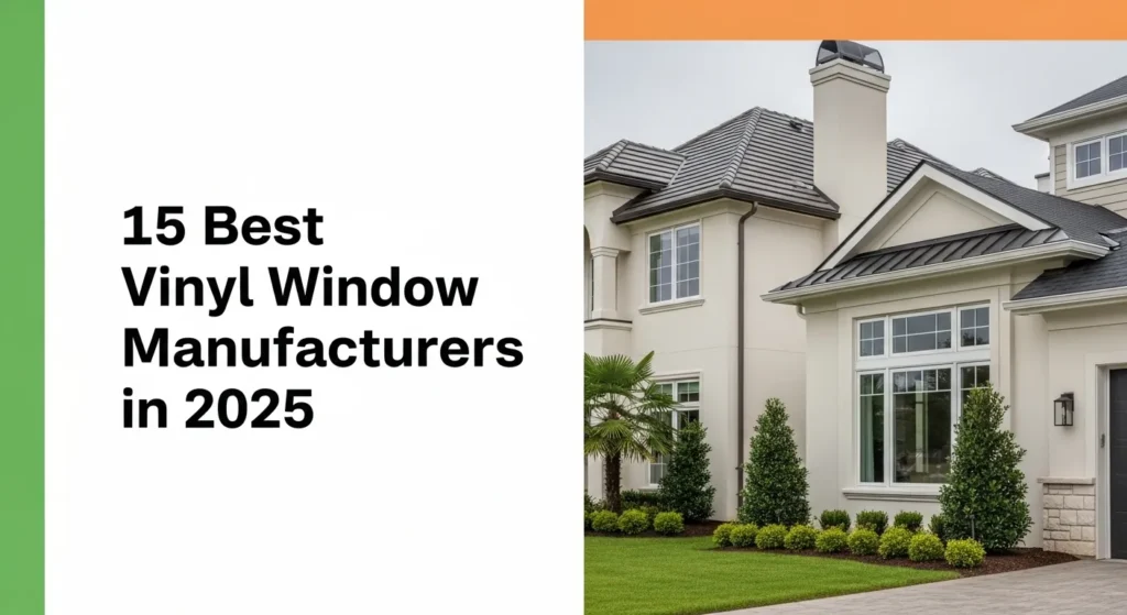 Los mejores fabricantes de ventanas de vinilo