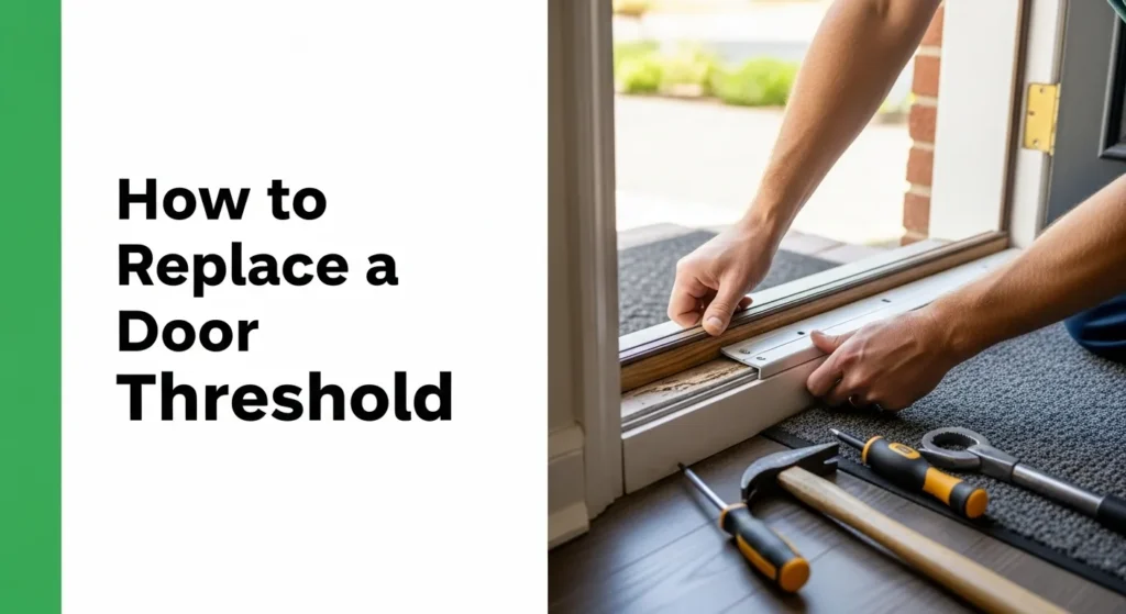 come sostituire la soglia della porta