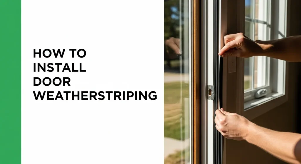 installare guarnizioni per porte