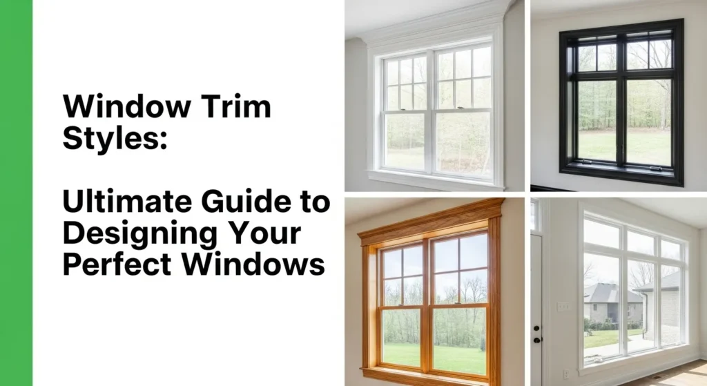 stili di finiture delle finestre