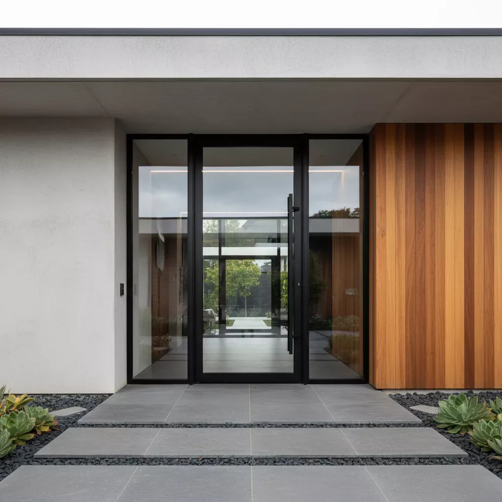 moderne aluminium voordeur