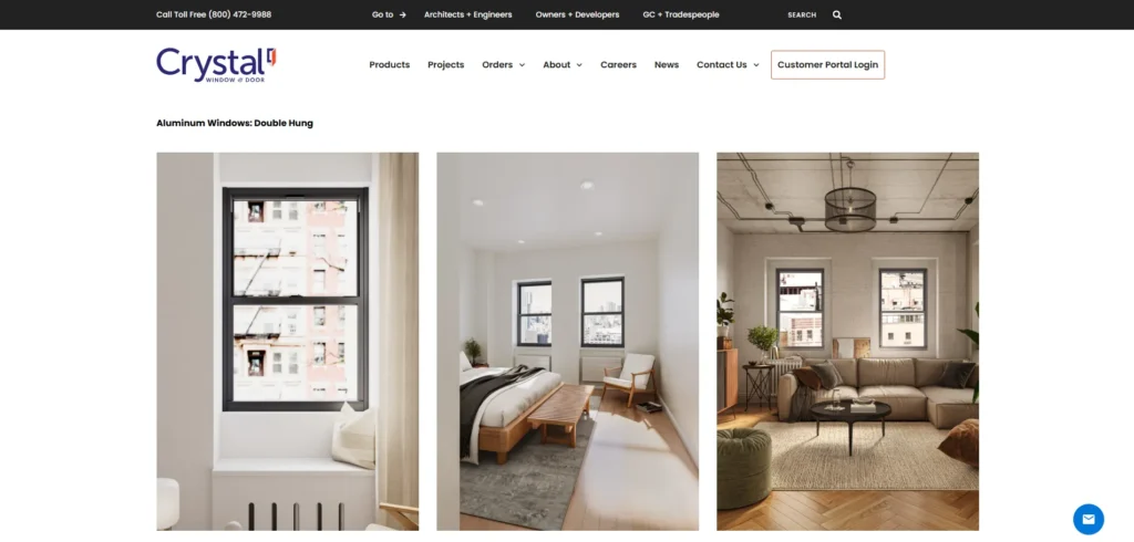 Top 10 Double hung Window Manufacturers in 2026 1 Crystal Window Manufacturers