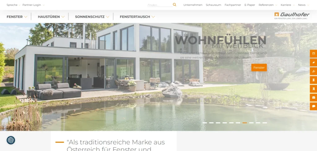 Gaulhofer Residential Window Manufacturers