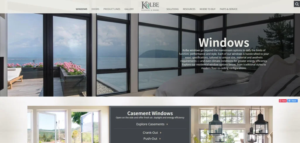 Kolbe Residential Window Manufacturers