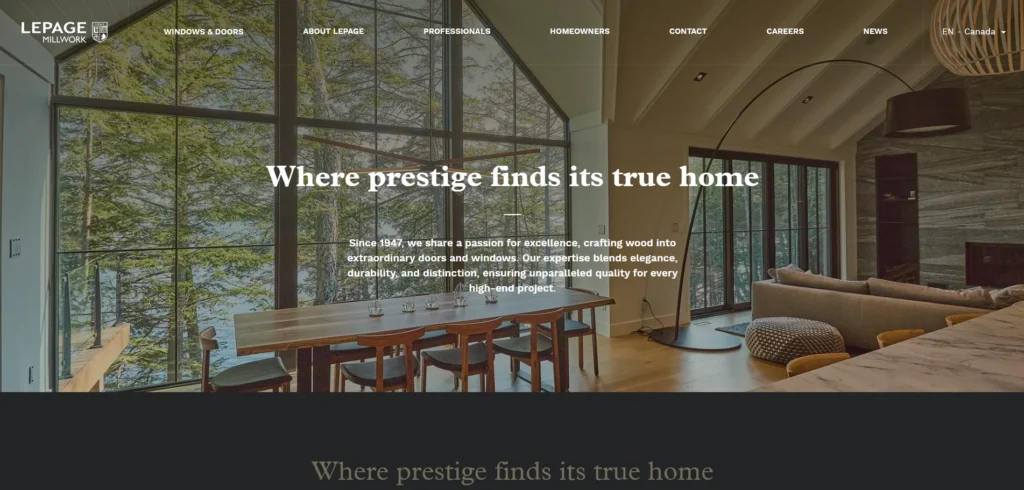 Lepage Millwork Residential Window Manufacturers