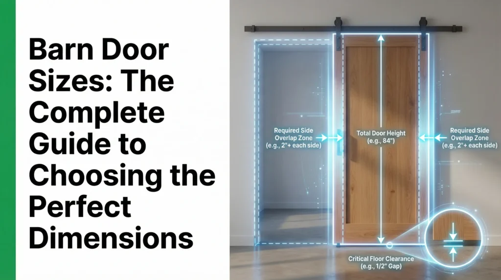 afmetingen van schuurdeuren