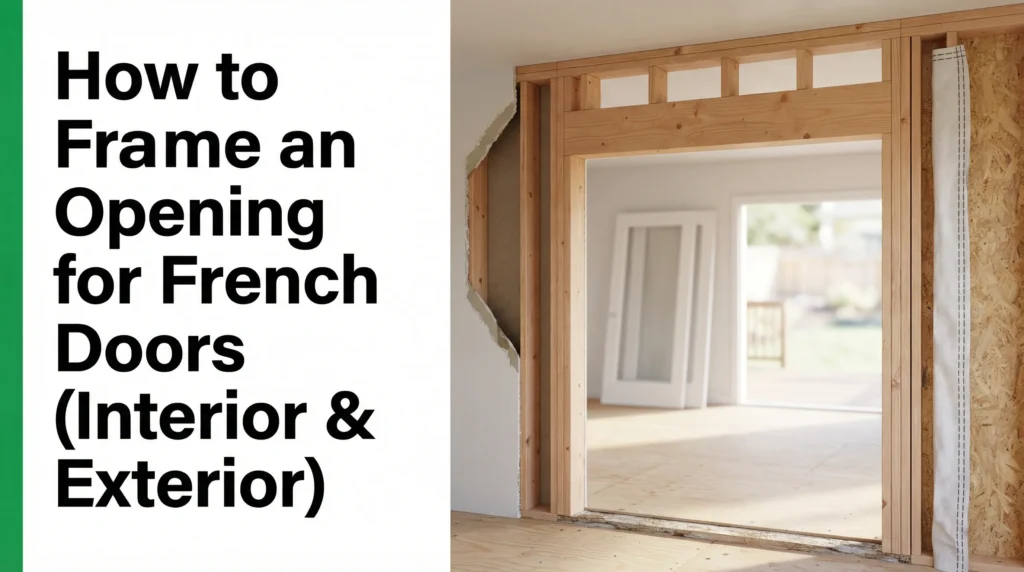 comment encadrer des portes-fenêtres