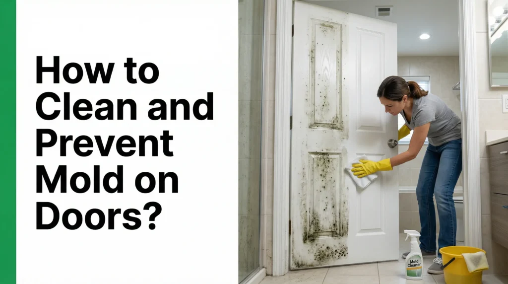 prévention contre la moisissure sur la porte