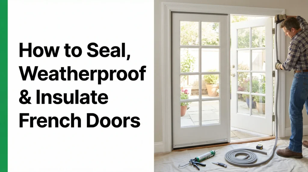 portes-fenêtres étanches et résistantes aux intempéries