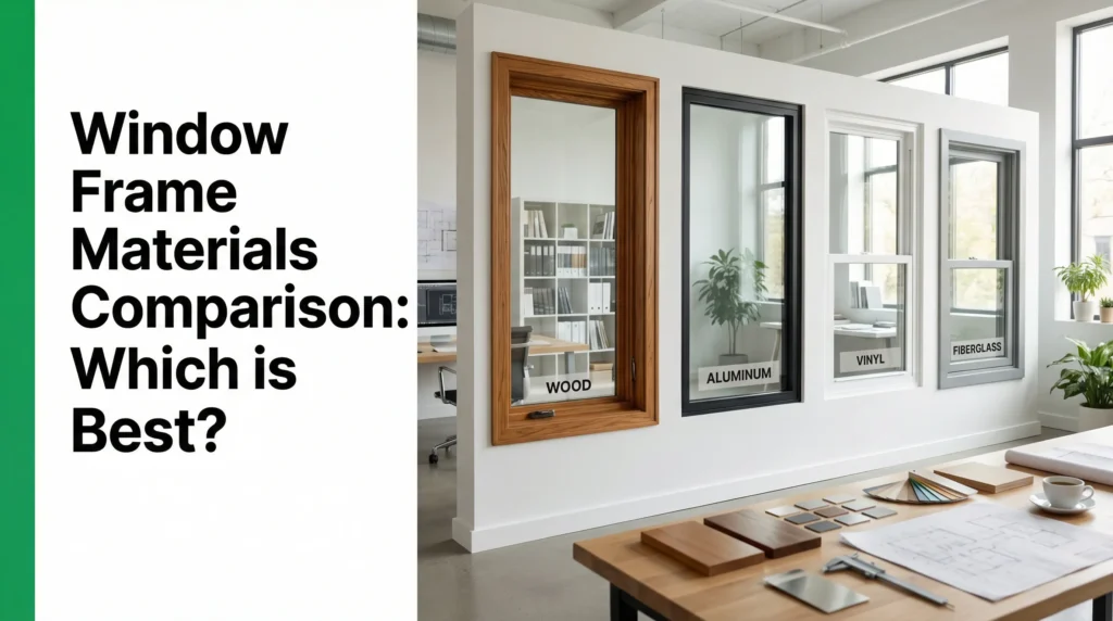 materialen voor raamkozijnen