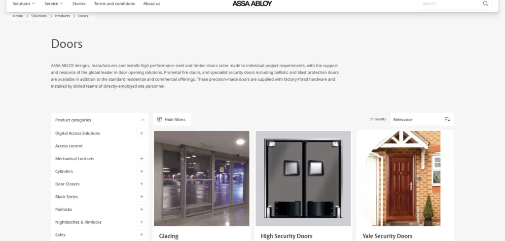 Top 12 Fire Door Manufacturers in 2026 1 ASSA ABLOY one of the top fire door manufacturers