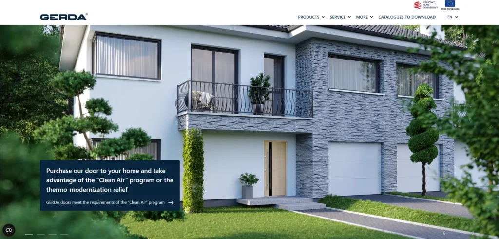 Gerda one of the top commercial door manufacturers