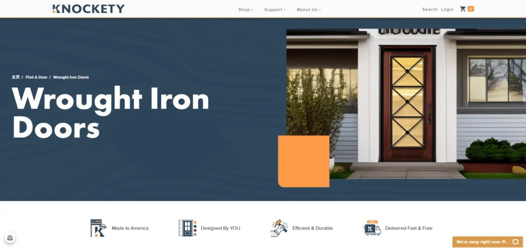 Топ-10 производителей железных дверей в 2026 году 1 Knockety — один из ведущих производителей железных дверей.