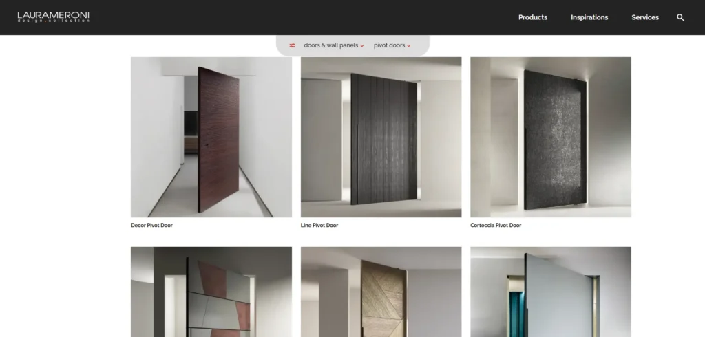 Laurameroni one of the top pivot door manufacturers
