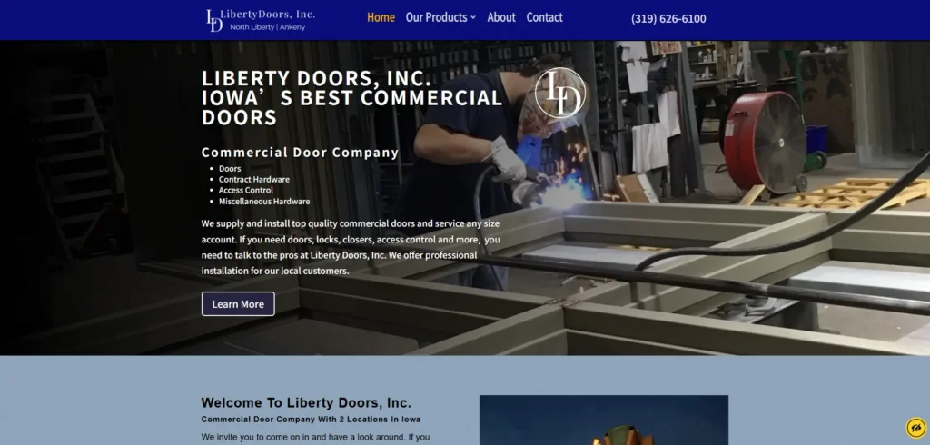 Liberty Doors one of the top commercial door manufacturers