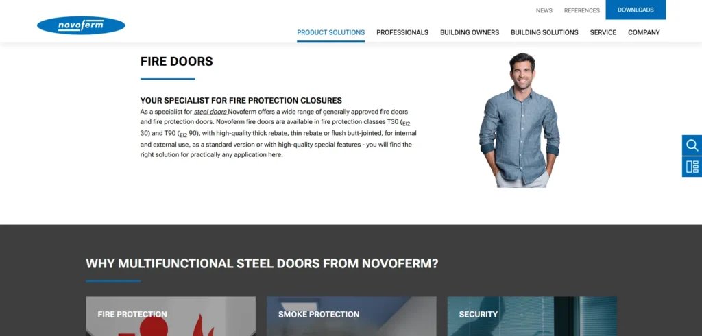 Top 12 Fire Door Manufacturers in 2026 5 Novoferm one of the top fire door manufacturers