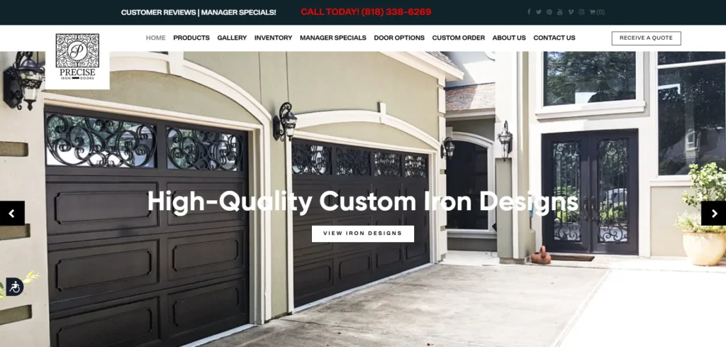 Топ-10 производителей железных дверей в 2026 году 3 Компания Precise Iron Doors — один из ведущих производителей железных дверей.