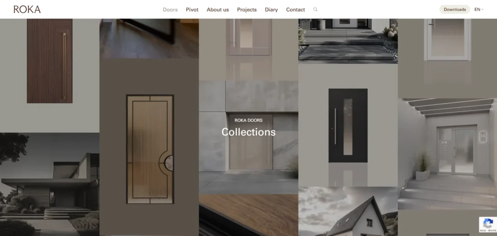 Roka one of the top pivot door manufacturers