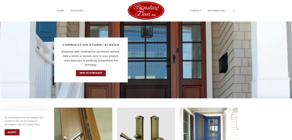 سيجنتشر دور هي إحدى الشركات الرائدة في تصنيع أبواب الحماية من العواصف