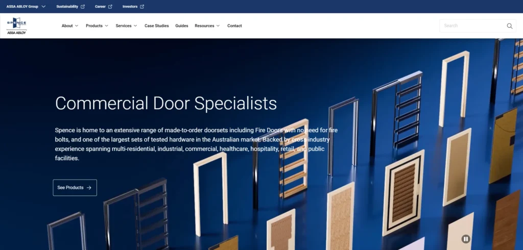 Spence Doors one of the top commercial door manufacturers
