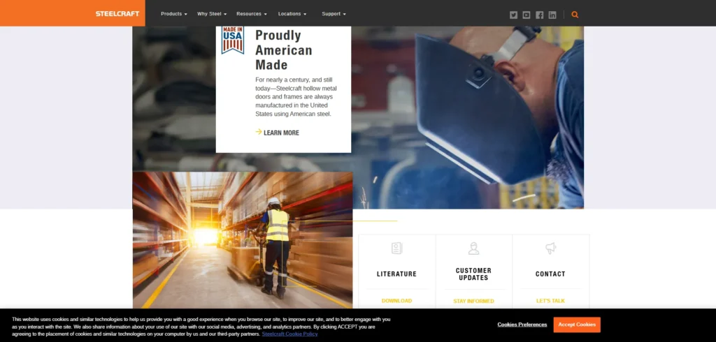 Steelcraft one of the top commercial door manufacturers