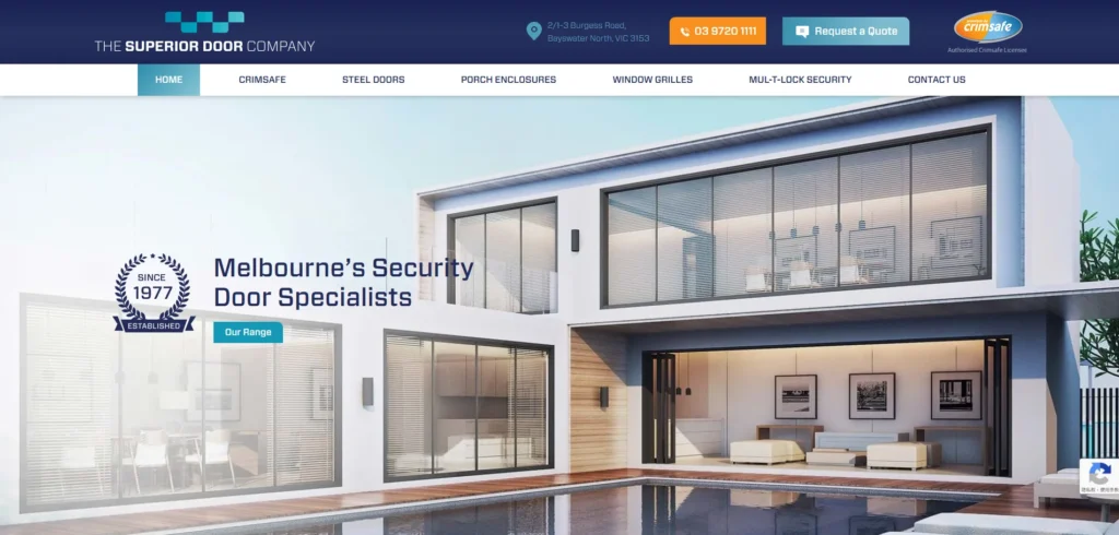 The Superior Door Company one of the top security door manufacturers