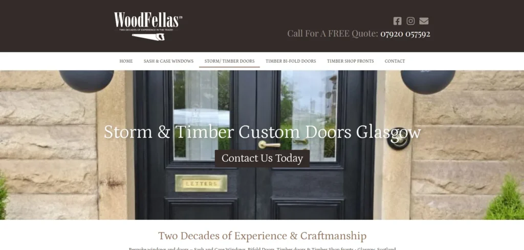 وودفيلاز واحدة من أفضل الشركات المصنعة لأبواب العواصف