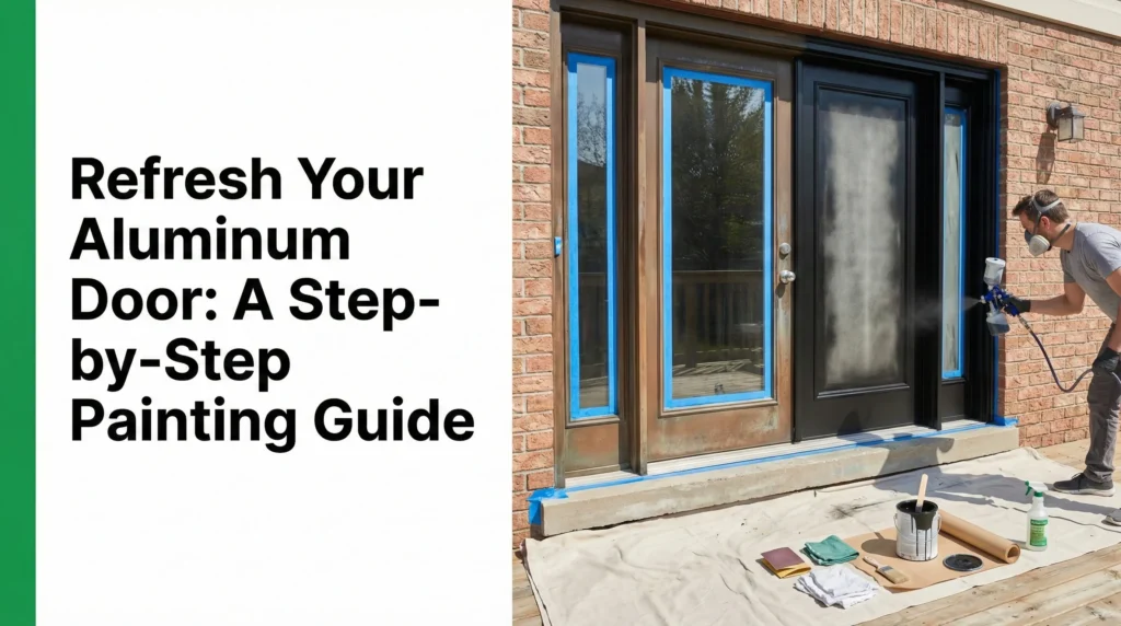 Lackierung von Aluminiumtüren