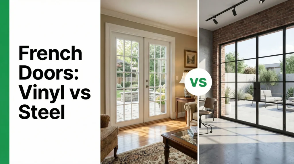 portes-fenêtres en vinyle ou en acier