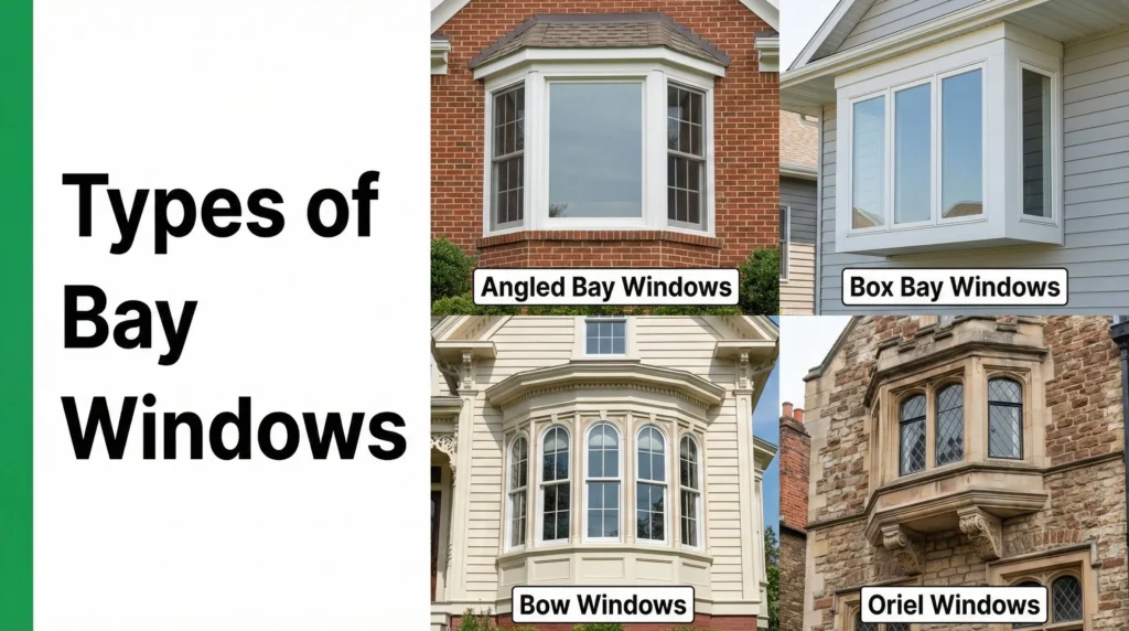 Arten von Erkerfenstern