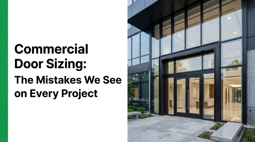 commercial door sizing guide