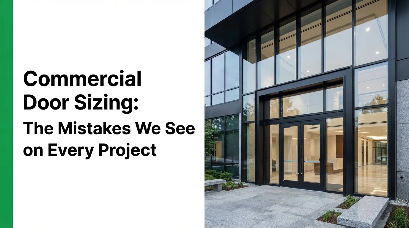 commercial door sizing guide